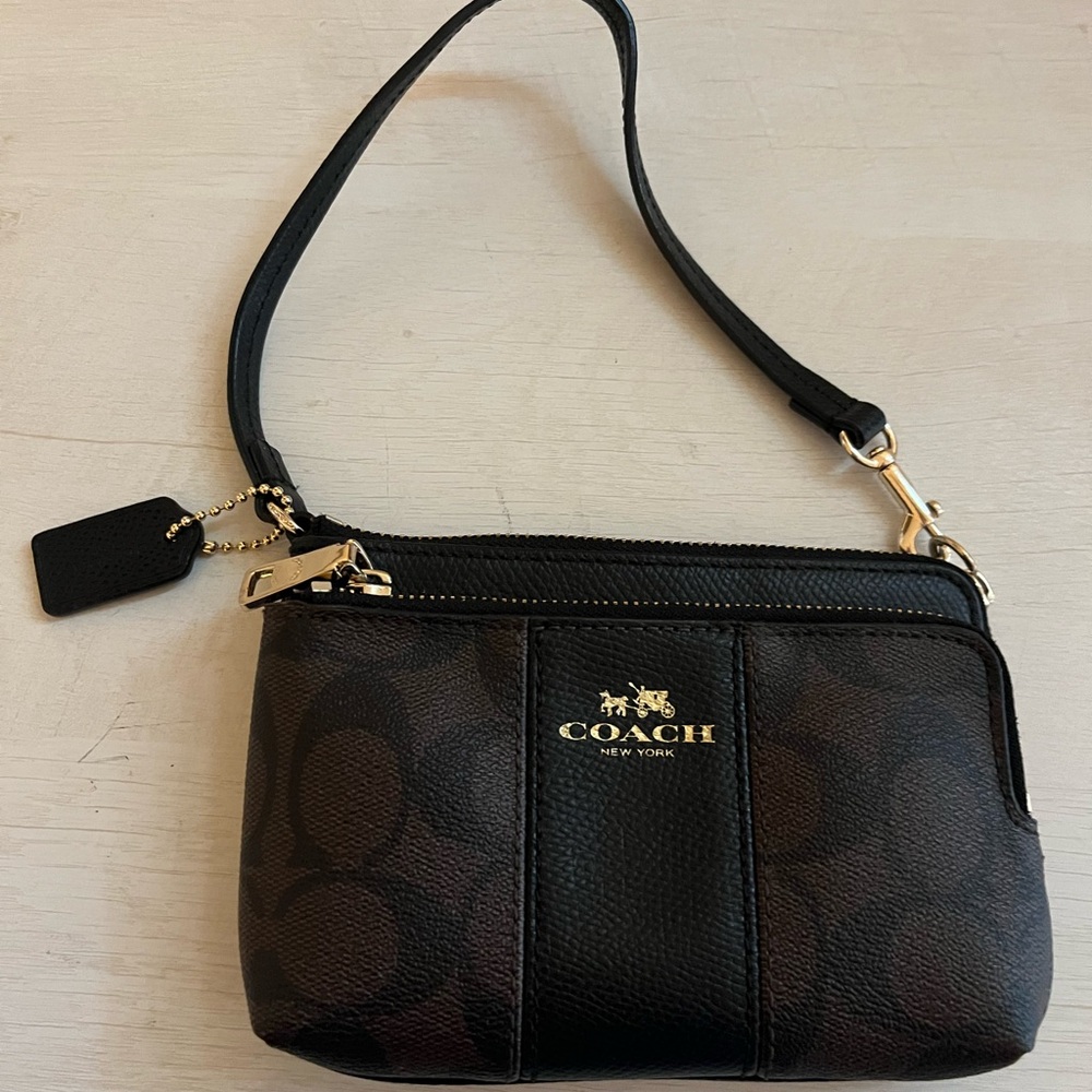Authentic coach wristlet
